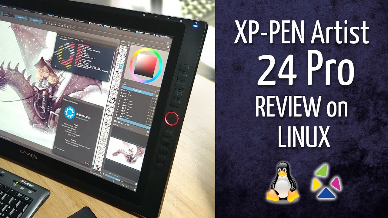 The XP-Pen Artist 24 Pro review on Linux