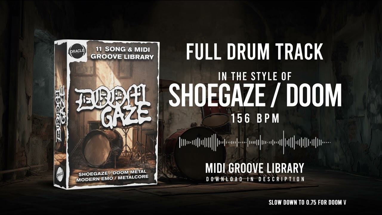 DOOM METAL / SHOEGAZE DRUMS ONLY 156BPM