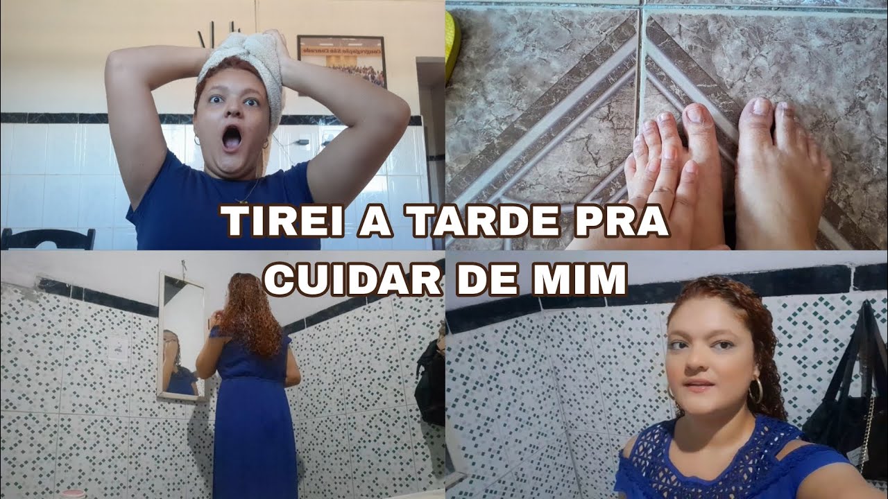 VLOG: Uma tarde real, cuidei de mim, cuidei da casa, fiquei com medo do meu cabelo quebrar