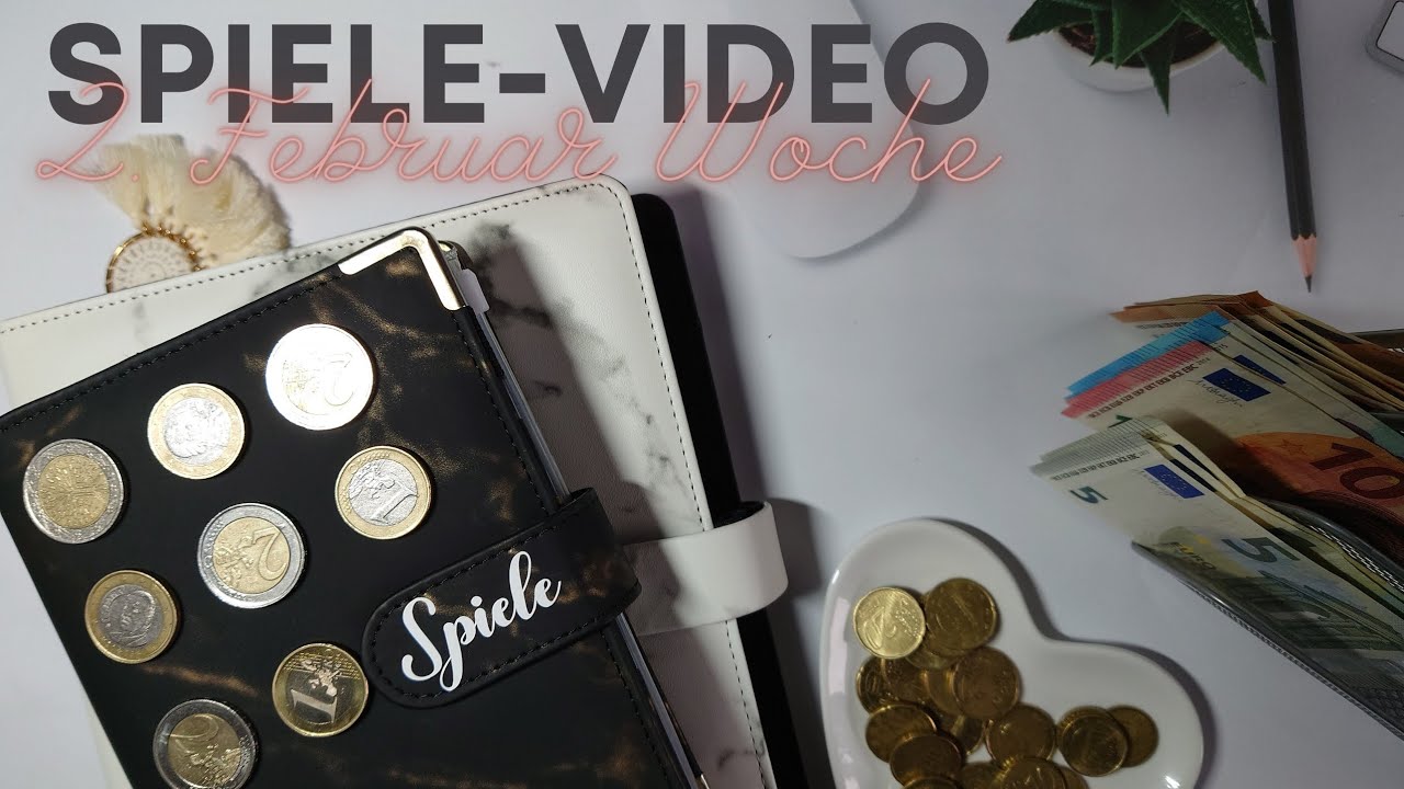 2. Februar Woche Spiele-Video 🎲🌸 Vorstellung neu bestellter Sparspiele 😍🌸 Sparspiele spielen 🎲💶📓🖊️