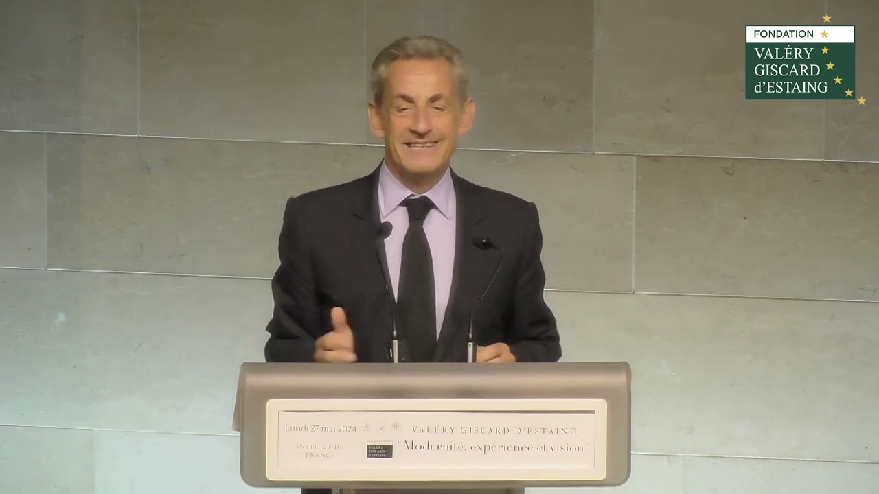 Intervention de Nicolas Sarkozy | Colloque « VGE : modernité, expérience et vision »