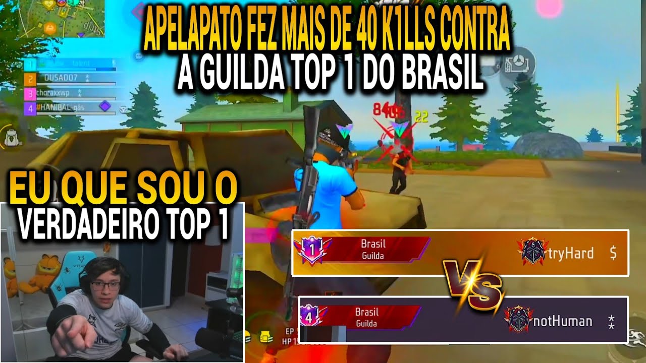 APELAPATO CAIU CONTRA A GUILDA TOP 1 DO BRASIL E FARPOU MUITO ELES, VEJA O QUE ACONTECEU