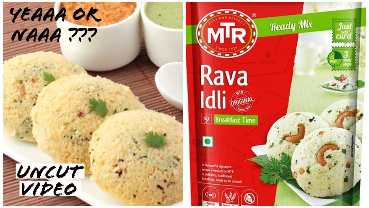 I tried MTR Rava Idli Mix कैसी बनती है MTR IDLI देखते है Tips to make Fluffy Instant MTR Idli Recipe