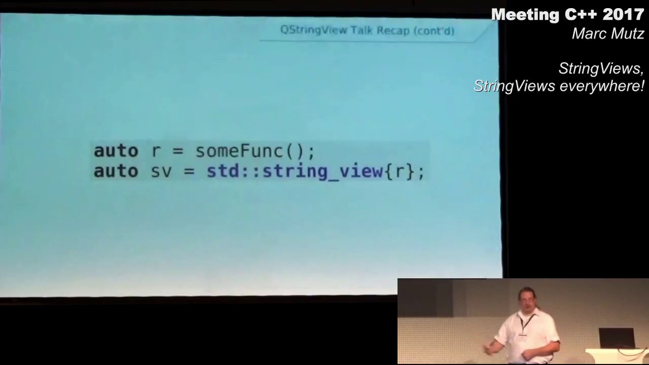 StringViews, StringViews everywhere! - Marc Mutz - Meeting C++ 2017