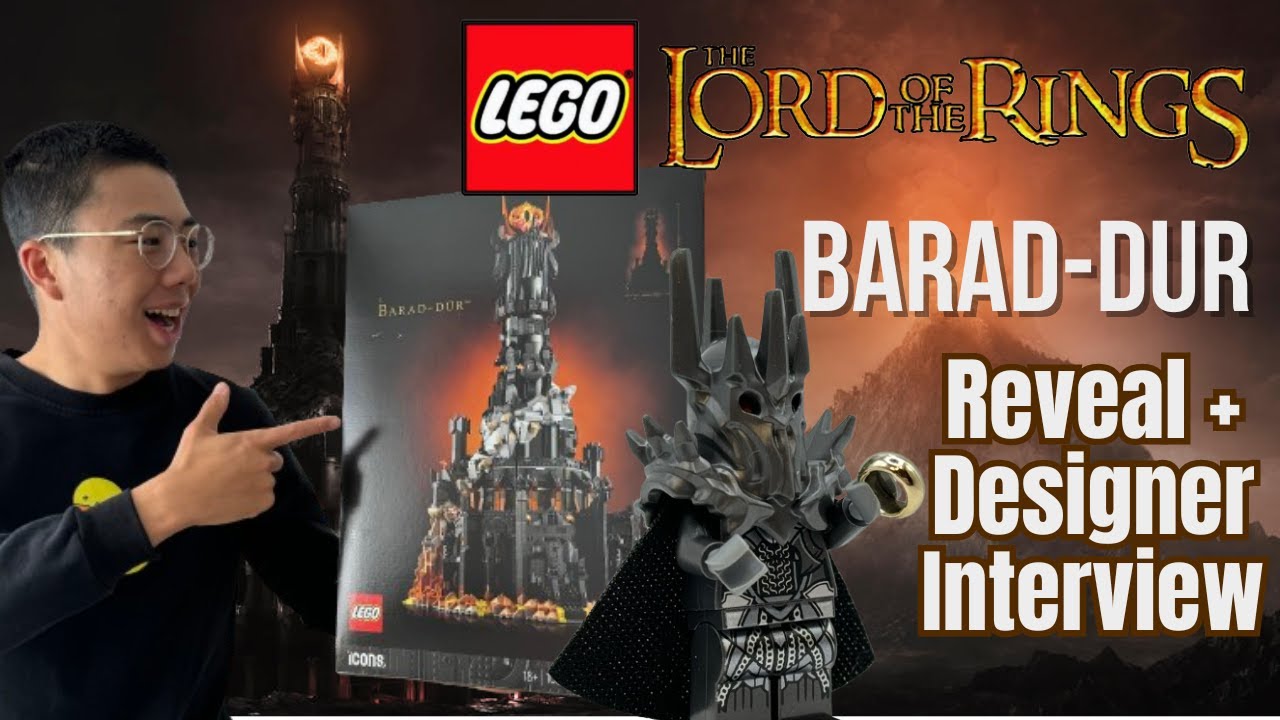 Hands-On With LEGO Lord of the Rings Barad Dur: REVEAL + Designer Interview!