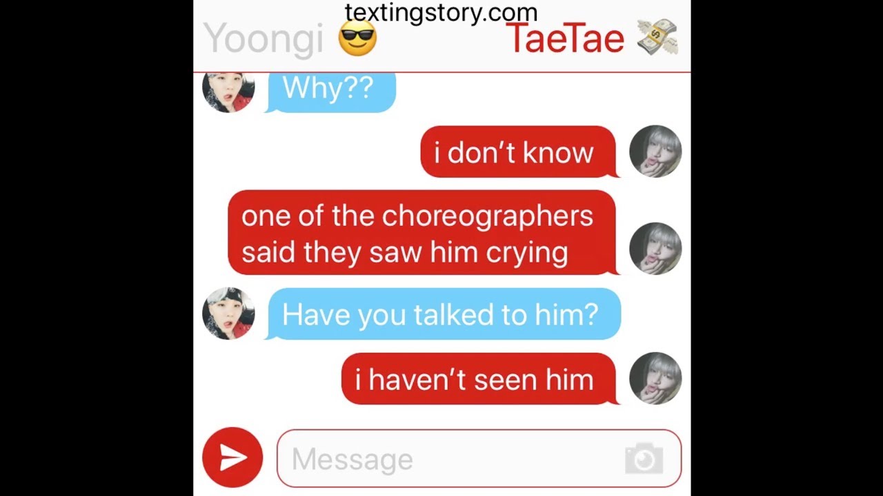 BTS Texting Story: (Jimin-Centric) Upset Jimin