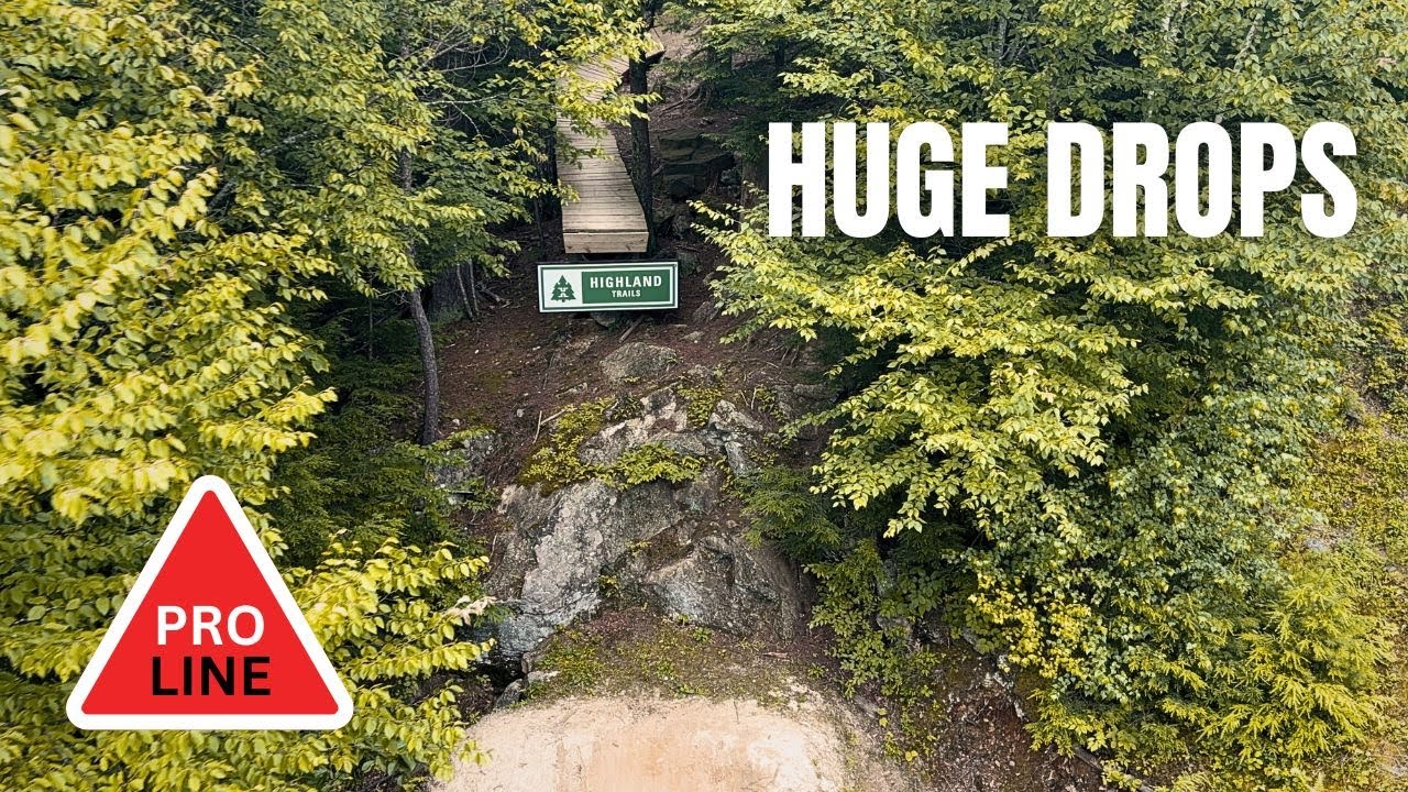 Can I send This Massive MTB Drop?? | Highland Mountain Bike Park