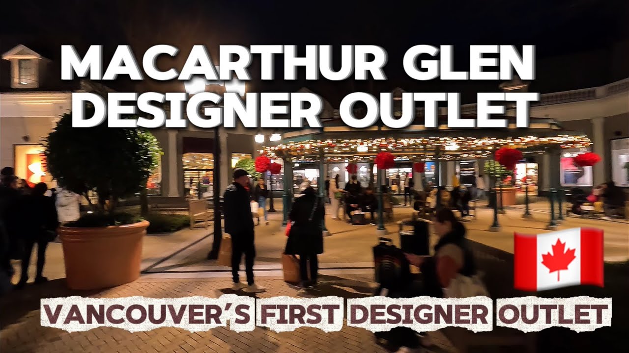 🇨🇦🎄MACARTHUR GLEN Designer Outlet Christmas Walking Tour on a Busy Weekend -Christmas Ambiance 2025