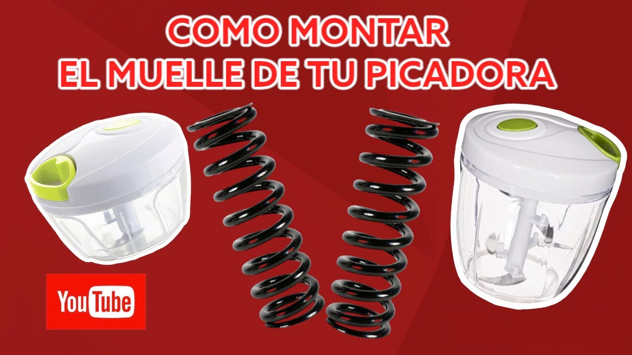 🚀COMO REPARAR EL RESORTE DE TU PICADORA