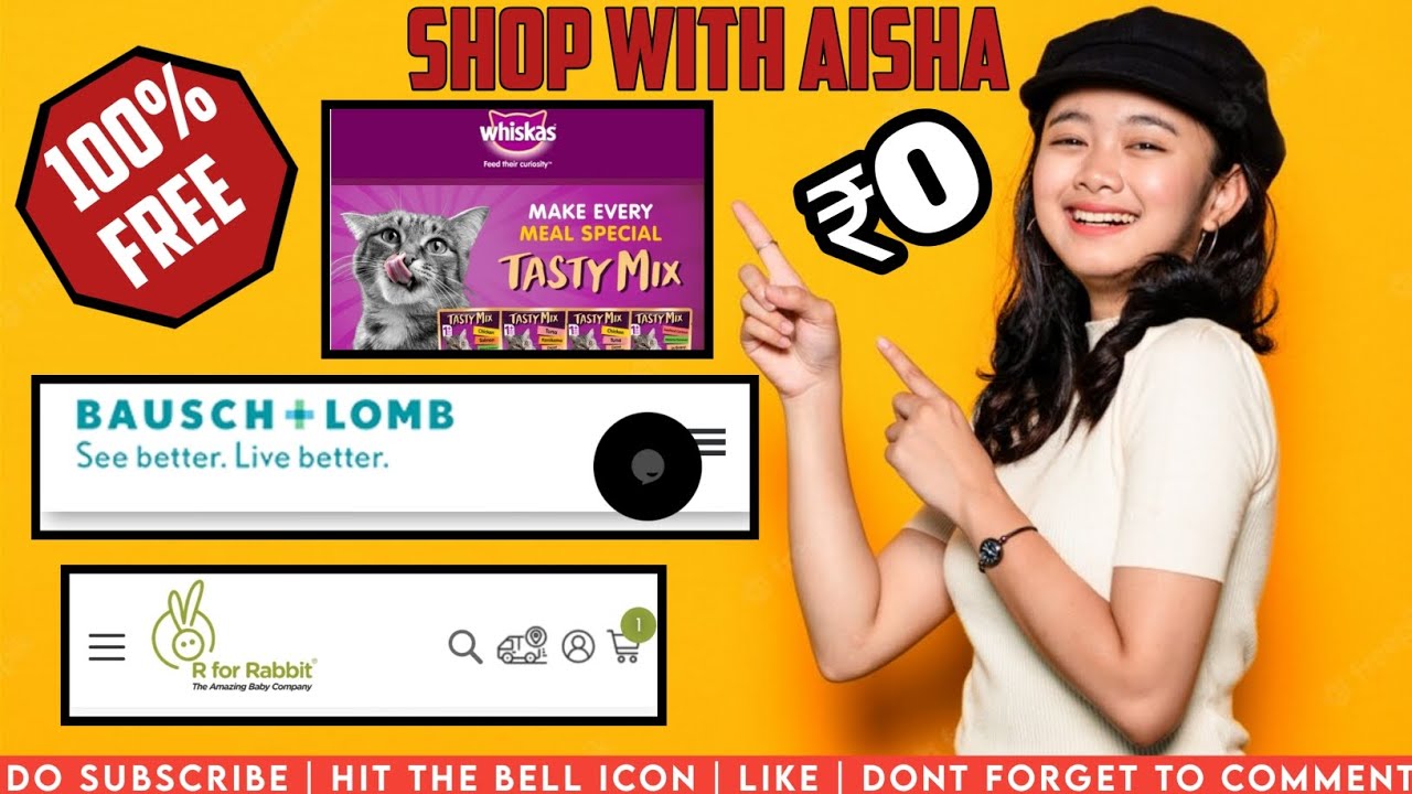 New Free Sample Products🔥 || New free products in india || New Free Samples || Shop with Aisha