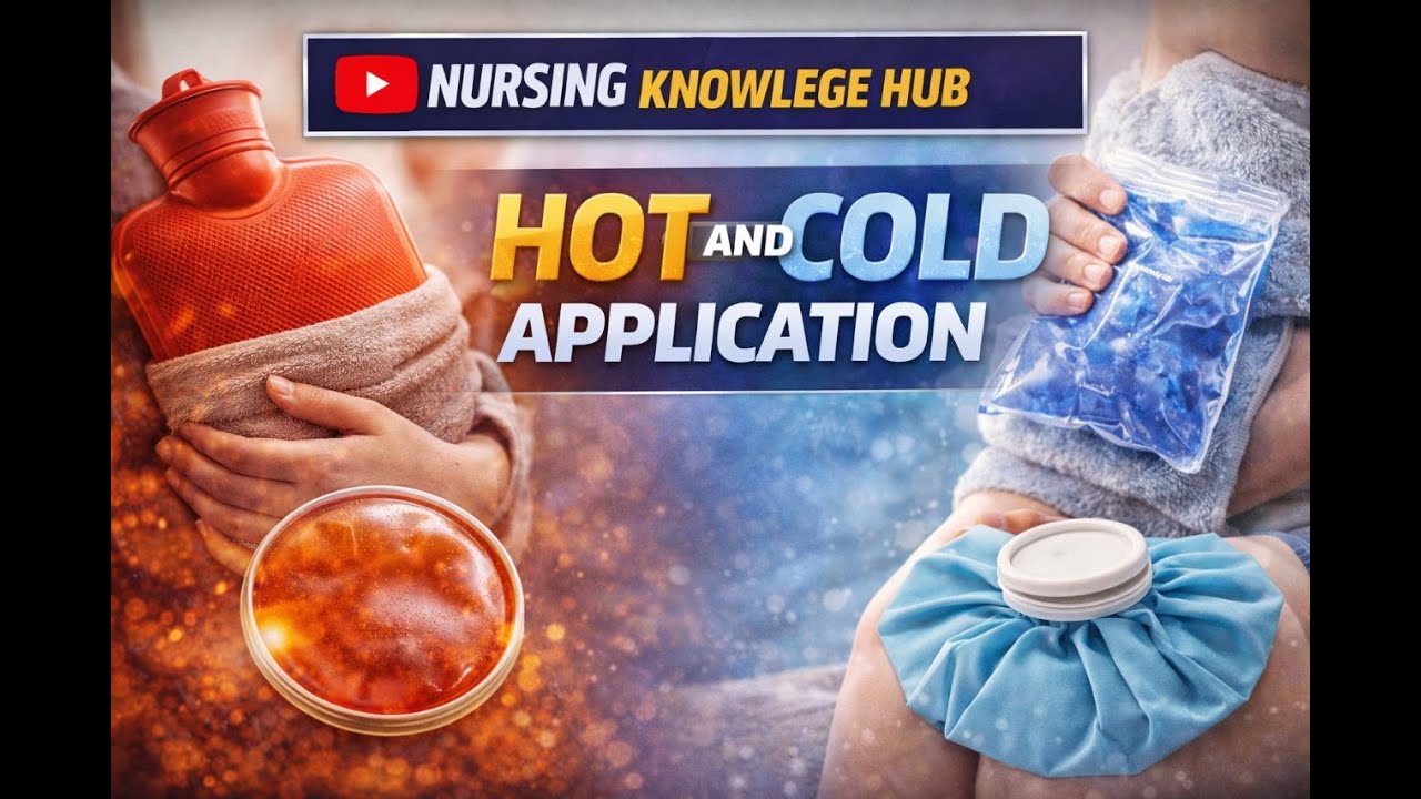 Hot and Cold Application | Hot And Cold Nursing Procedure| Hot And Cold Therapy | Hot And Cold Hindi