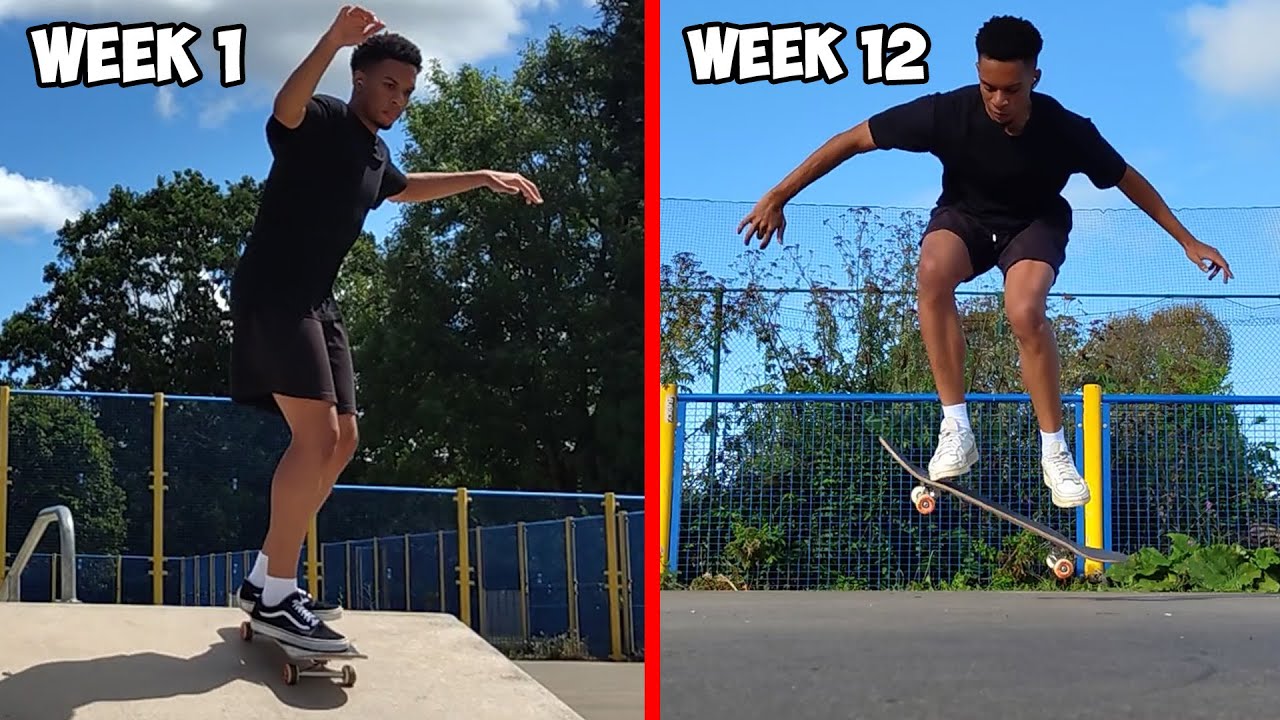 3 Month Skateboarding Progression (with commentary)