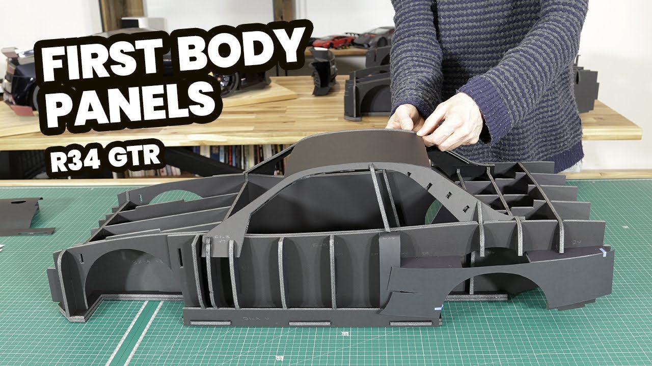 Creating The First Body Panels For My Scratch Built Skyline R34 GTR