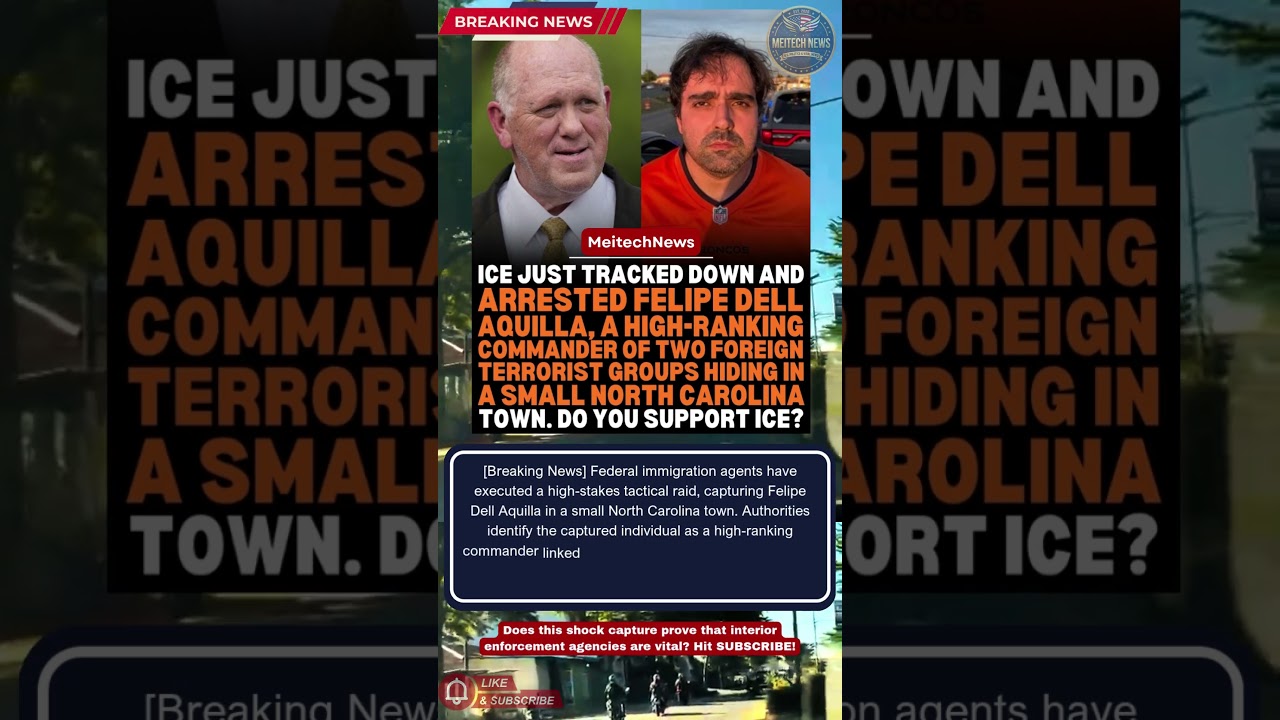 🚨 Major Bust ICE Tracks Down High Ranking Terror Threat Hiding in NC! #Shorts #NationalSecurity #IC
