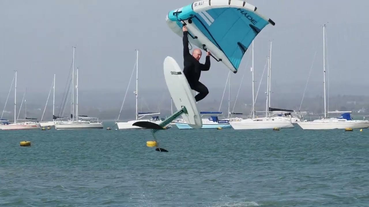 Flat water wing foiling, Hayling Island, UK | Foilshop UK
