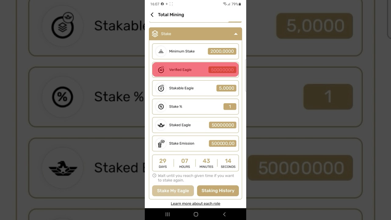 Hướng dẫn Stake cho Eagle Network