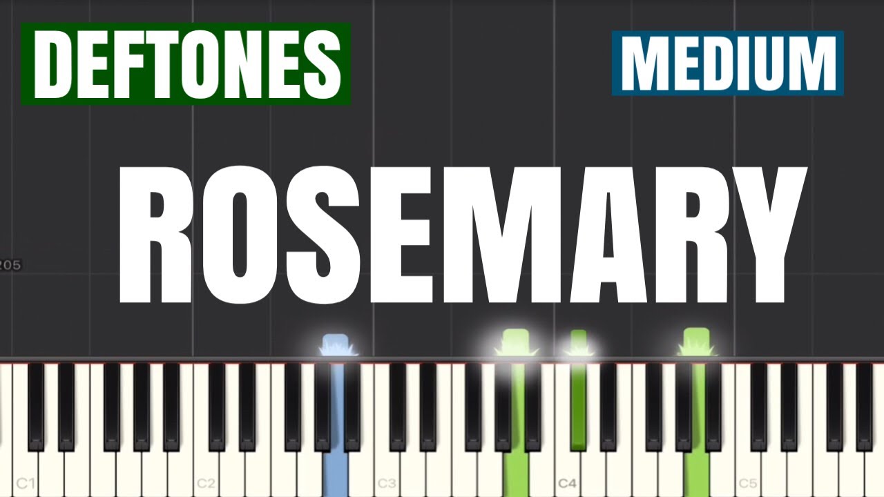 Deftones - Rosemary Piano Tutorial | Medium