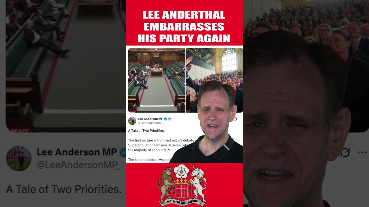 Reform's Lee Anderson Ridiculed for Stupidity ... Again #reformuk #ukpolitics #shorts
