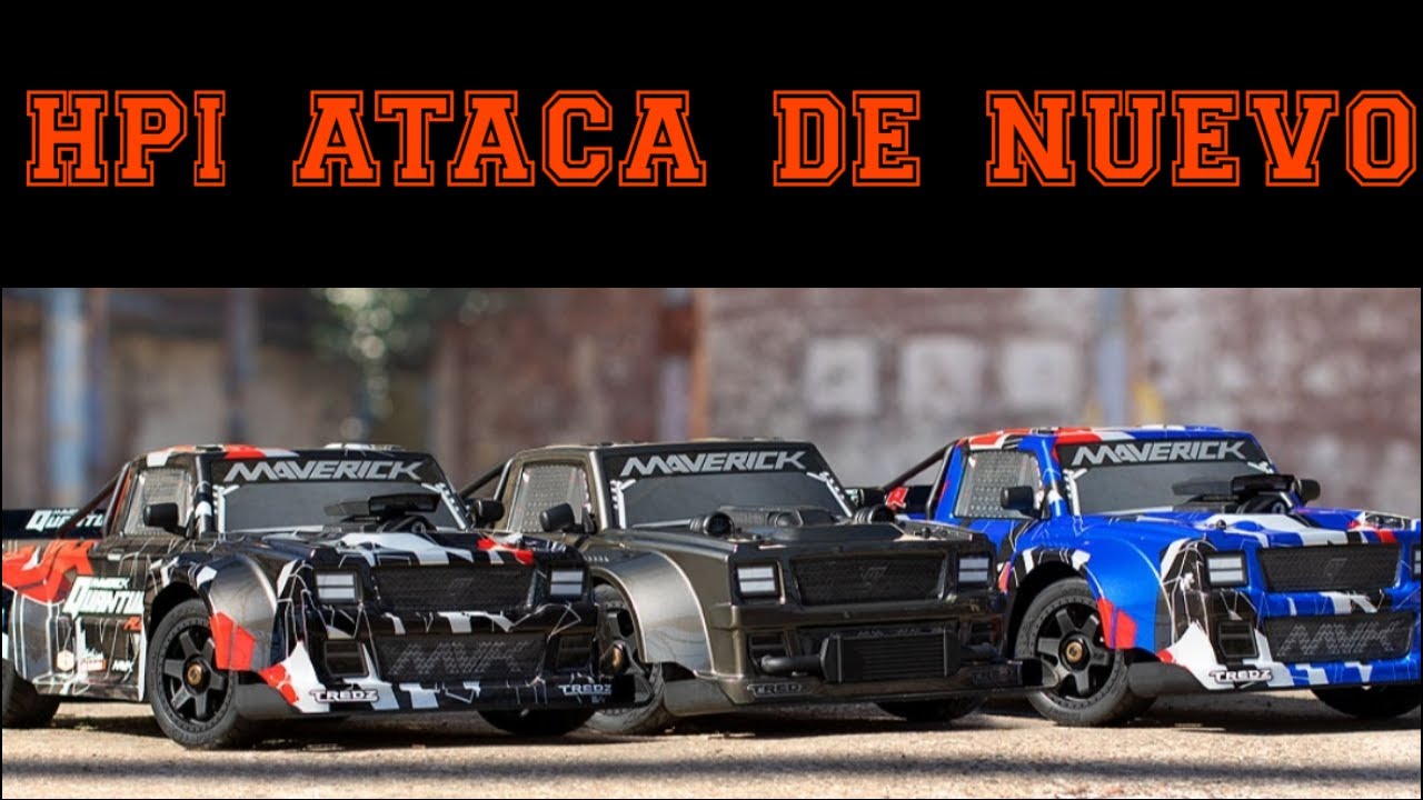 Maverick Quantum R ,4S,100km/h ,1/8,Aspecto Canalla y fabricado por HPI ¿Qué mas quieres? ¿Lo vemos?