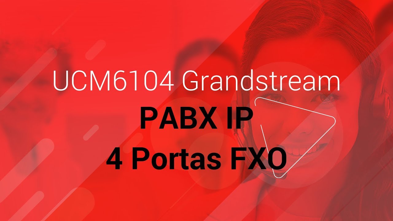 UCM6104 Grandstream PABX IP 4 Portas FXO -- na LojaMundi.com.br