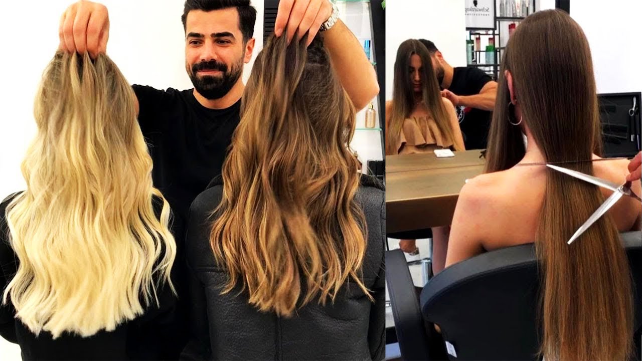 Top 10+ Perfectly Idea Long Hair Cutting and Color Transformation in Summer 2020#181