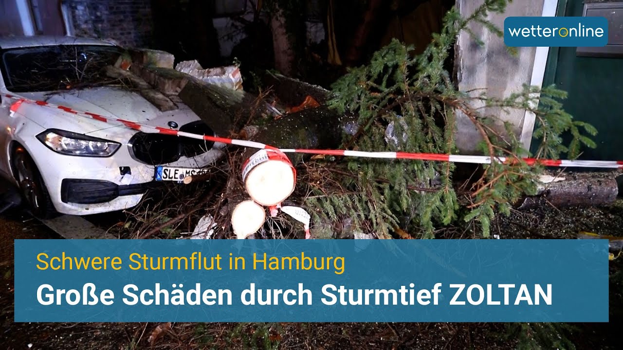 Schwere Schäden durch Sturmtief ZOLTAN in Köln