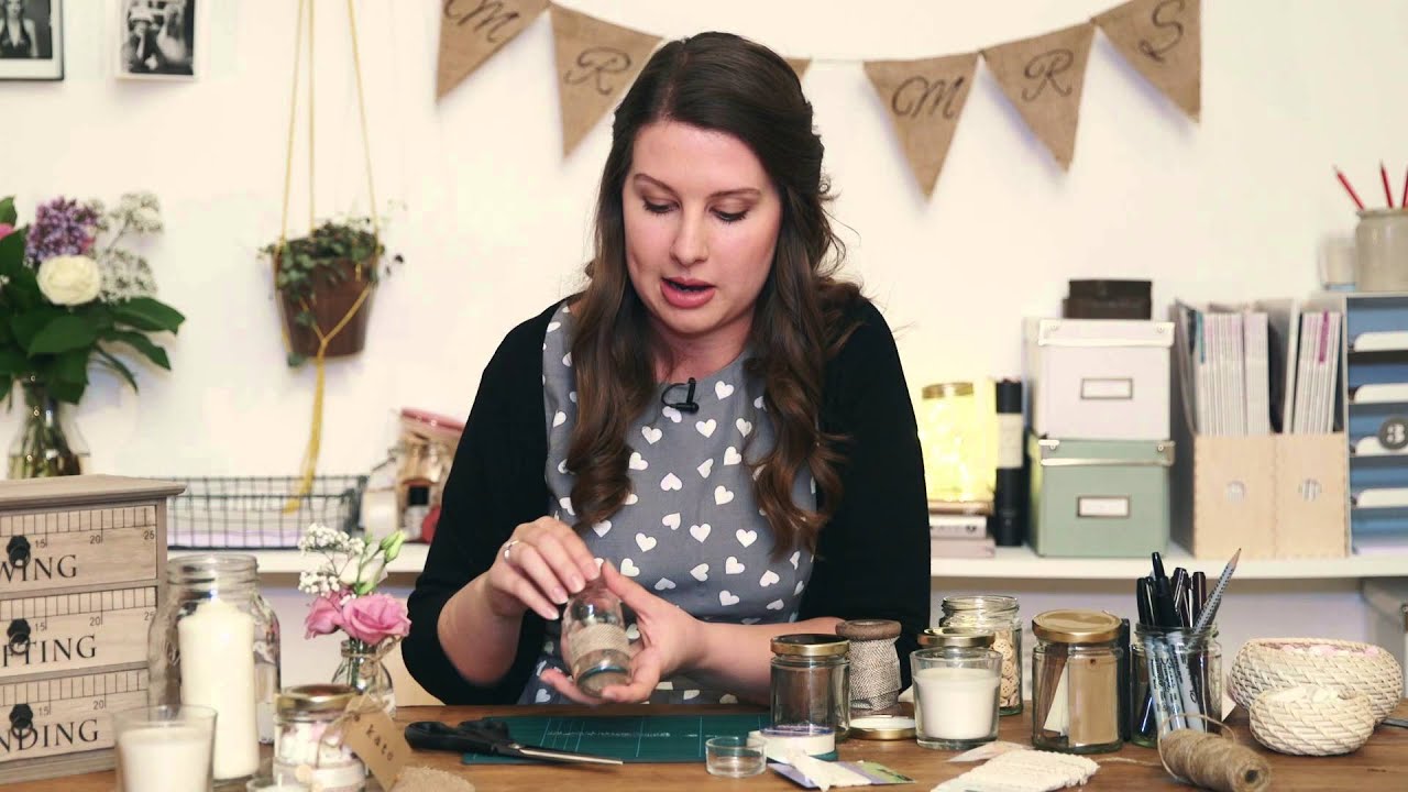 The Handmade Wedding: Rustic country centrepieces