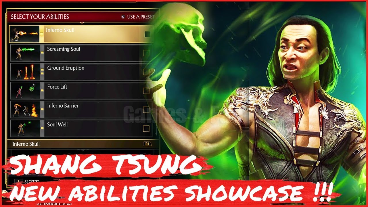 MORTAL KOMBAT 11 Shang Tsung All New Abilities Showcase !!!