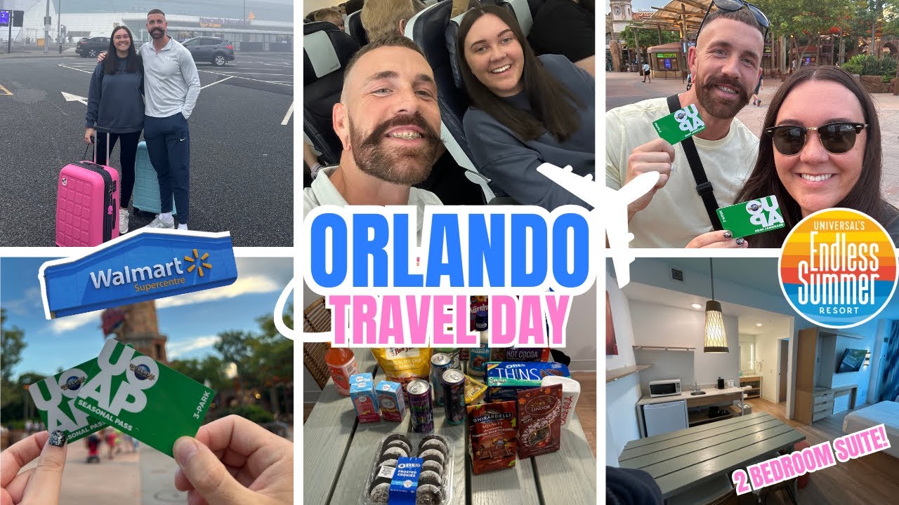ORLANDO TRAVEL DAY ✈️ Universal’s Endless Summer Resort - Surfside | Walmart Haul & Annual Passes