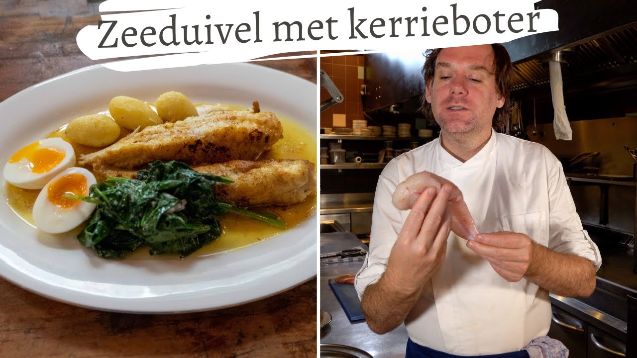 Koken met Rik de Jonge: Zeeduivel met kerrieboter
