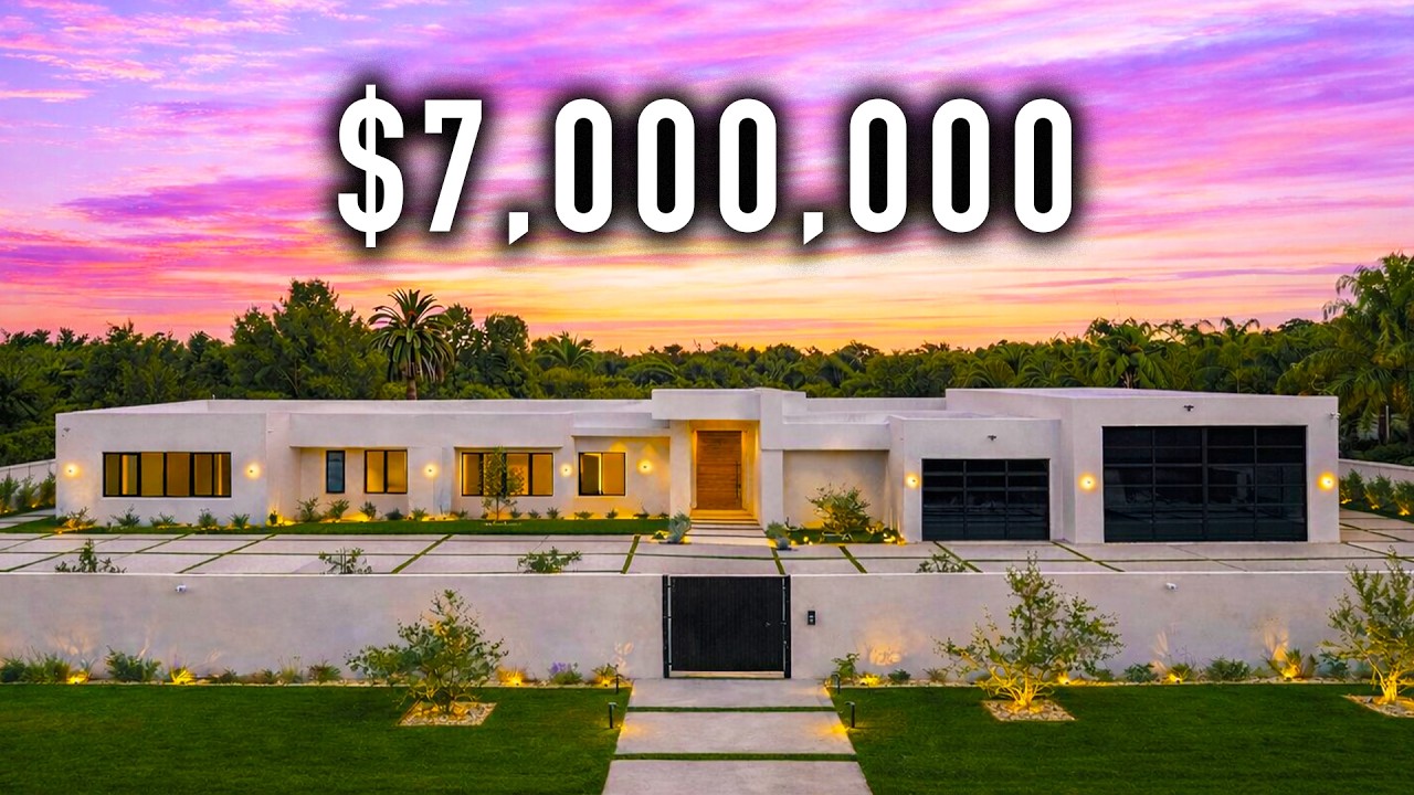 Touring a MASSIVE Single-Story Modern Mansion!