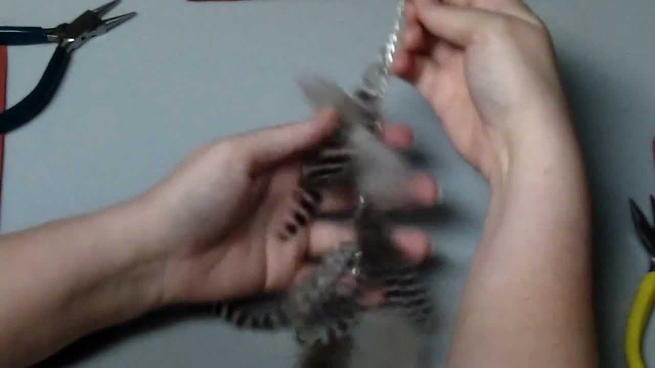 How To Make Long Feather Hair Clips