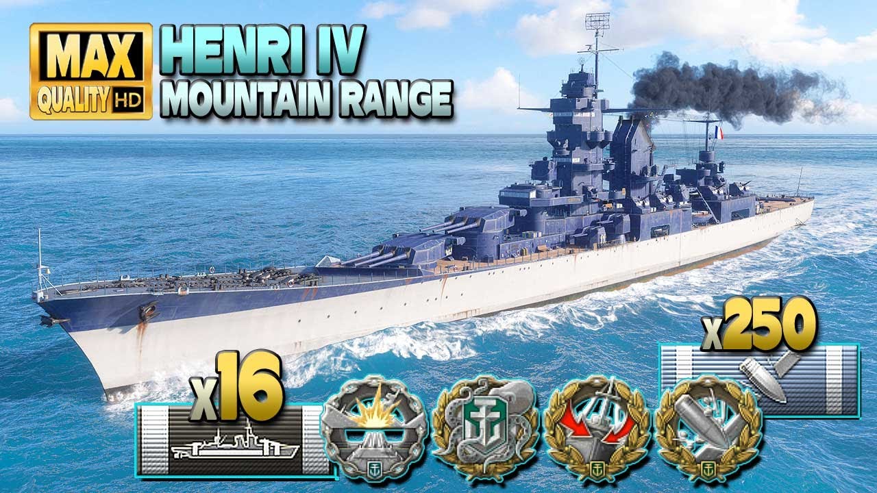 крейсер Генри IV: после странного старта отличная игра с базовым опытом - World of Warships