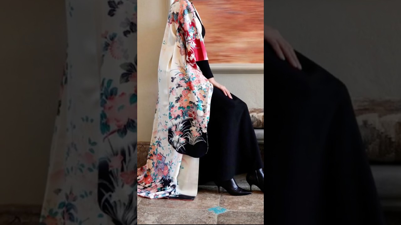 💥 FURISODE MODE: ON #furisode  #kimono #japaneseanime  #luxuryfashion