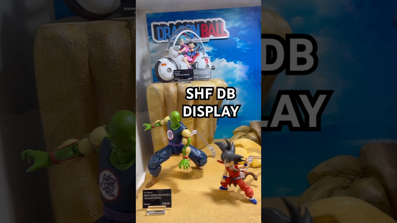 SH FIGUARTS DB/DBZ/DAIMA DISPLAY NYCC  #dragoball #anime #foryou #goku #actionfigures #cumbia #dbz