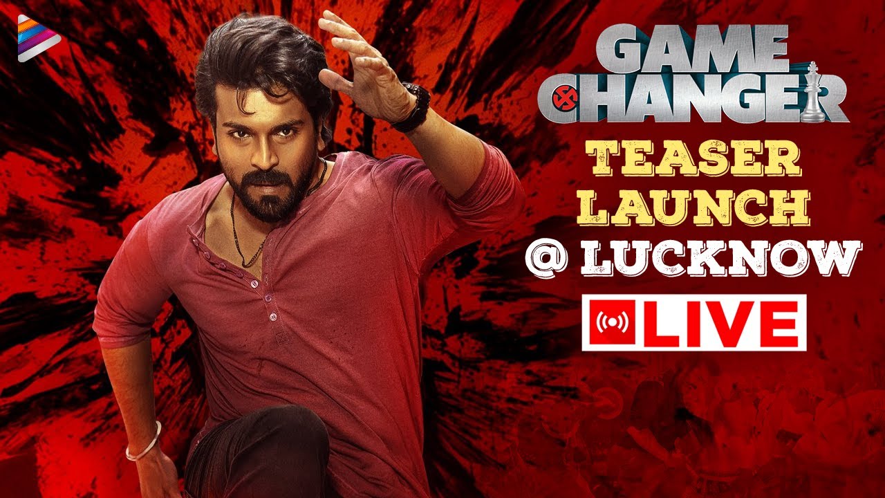 Game Changer Teaser Launch At Lucknow LIVE | Ram Charan | Kiara Advani | SJ Surya | Thaman | Shankar