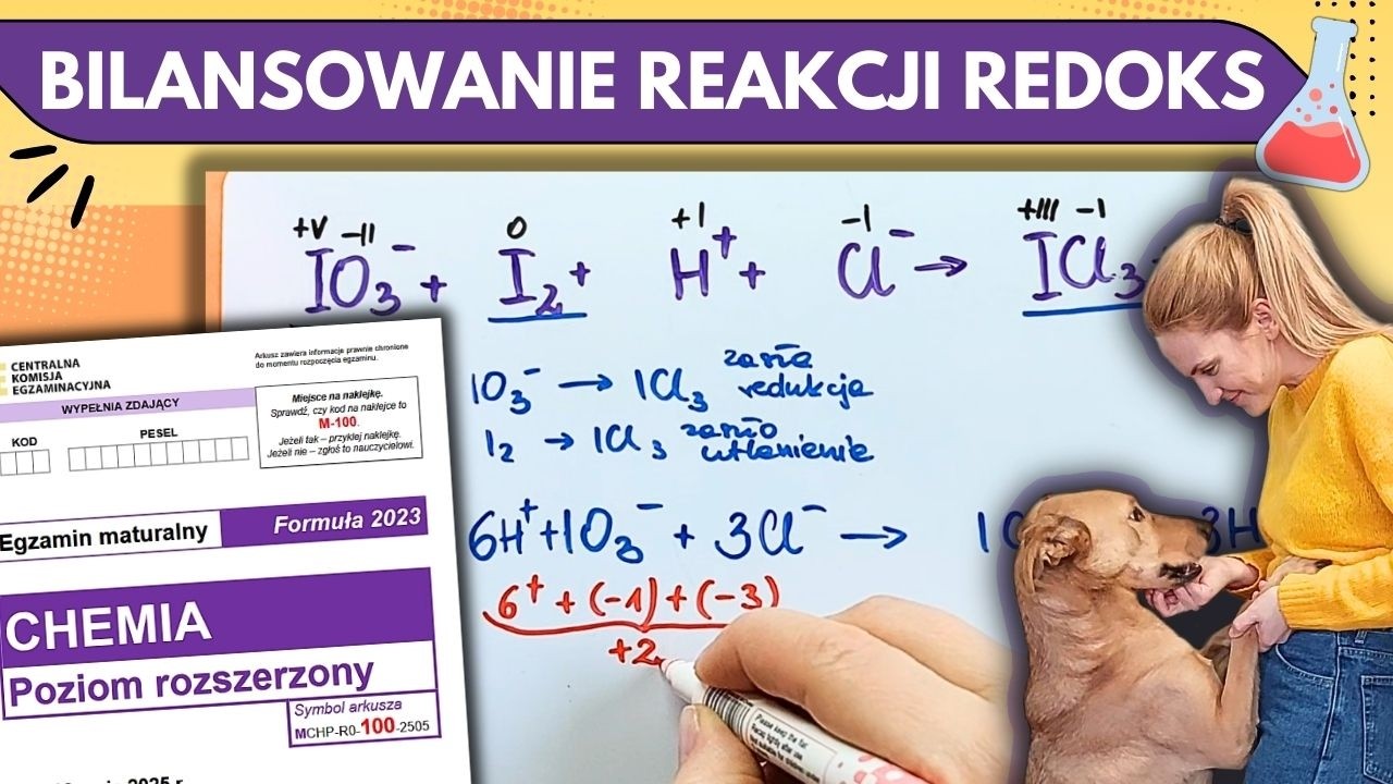 MATURA chemia (PR) Reakcje redoks. Bilans jonowo-elektronowy
