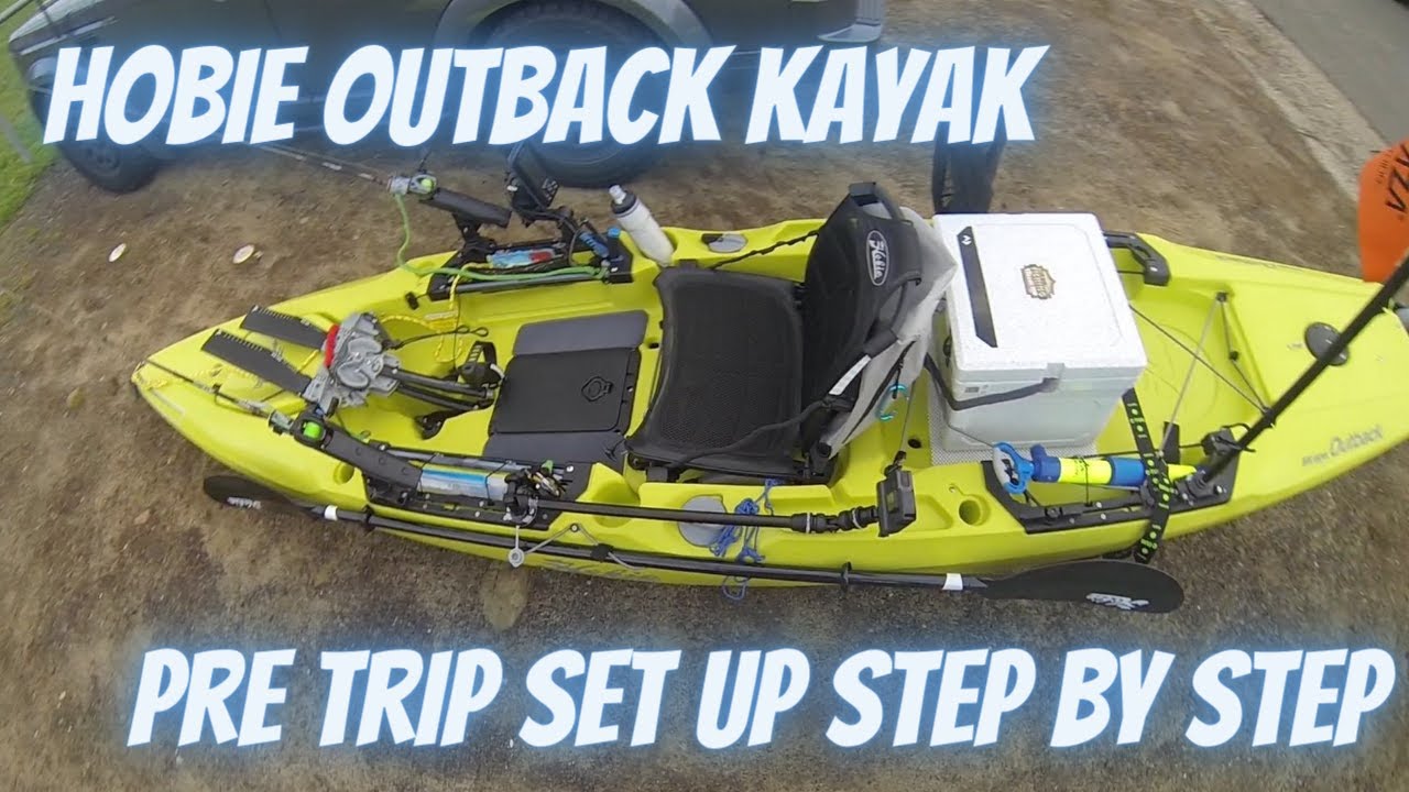 Подготовка каяка Hobie Outback к поездке и прекрасное времяпрепровождение на воде!
