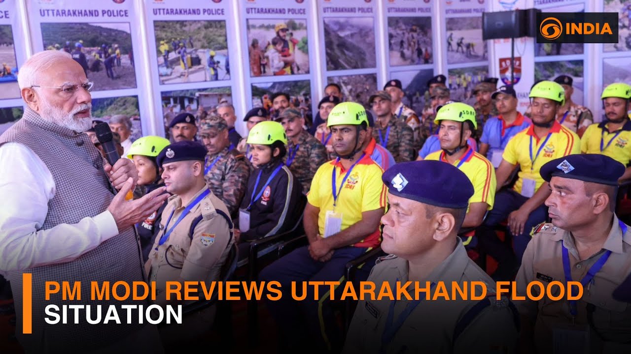 PM Modi reviews Uttarakhand flood situation, announces Rs 1,200 Cr aid