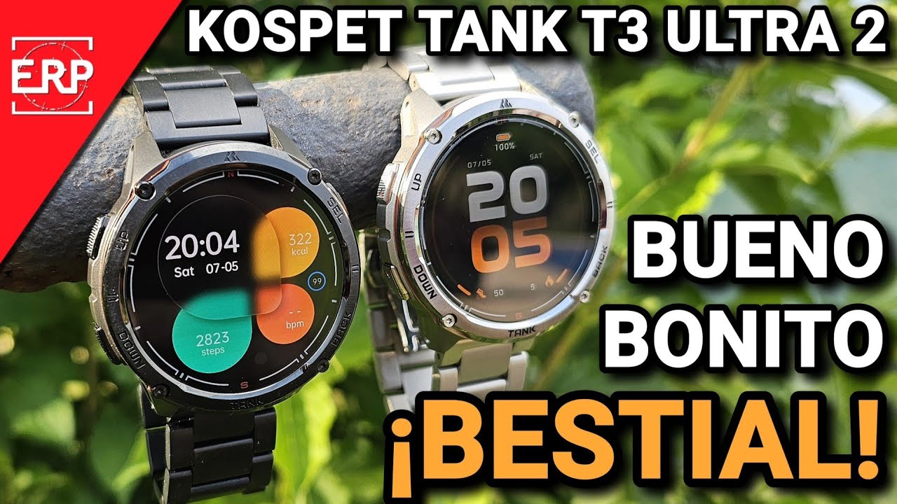 ÉSTE SMARTWATCH ¡¡PUEDE CON TODO!! KOSPET TANK T3 ULTRA 2 / El más resistente del mercado