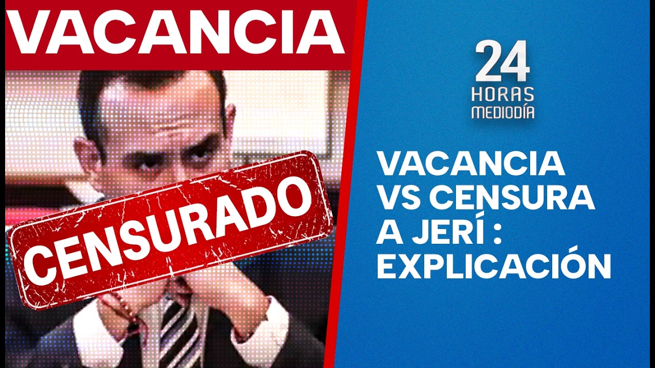 ¿Censura o vacancia contra José Jerí? Esto es lo que correspondería, según experto