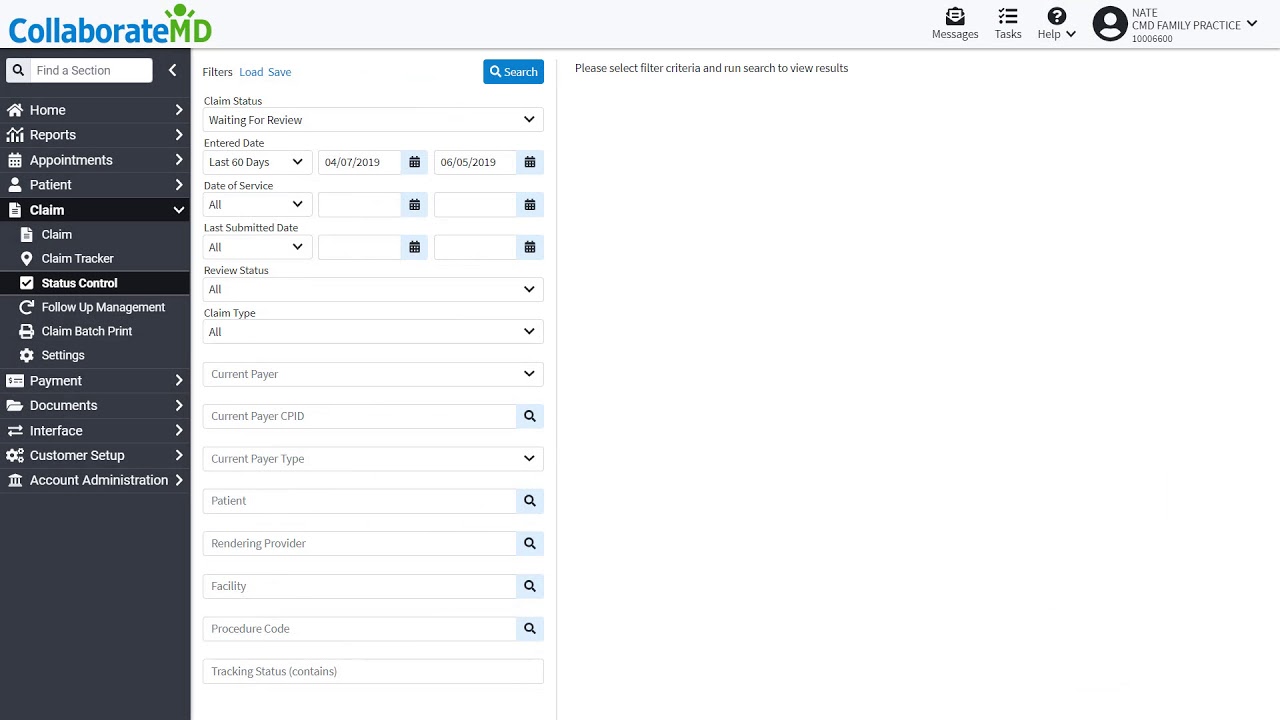 CMD v10 Status Control Overview