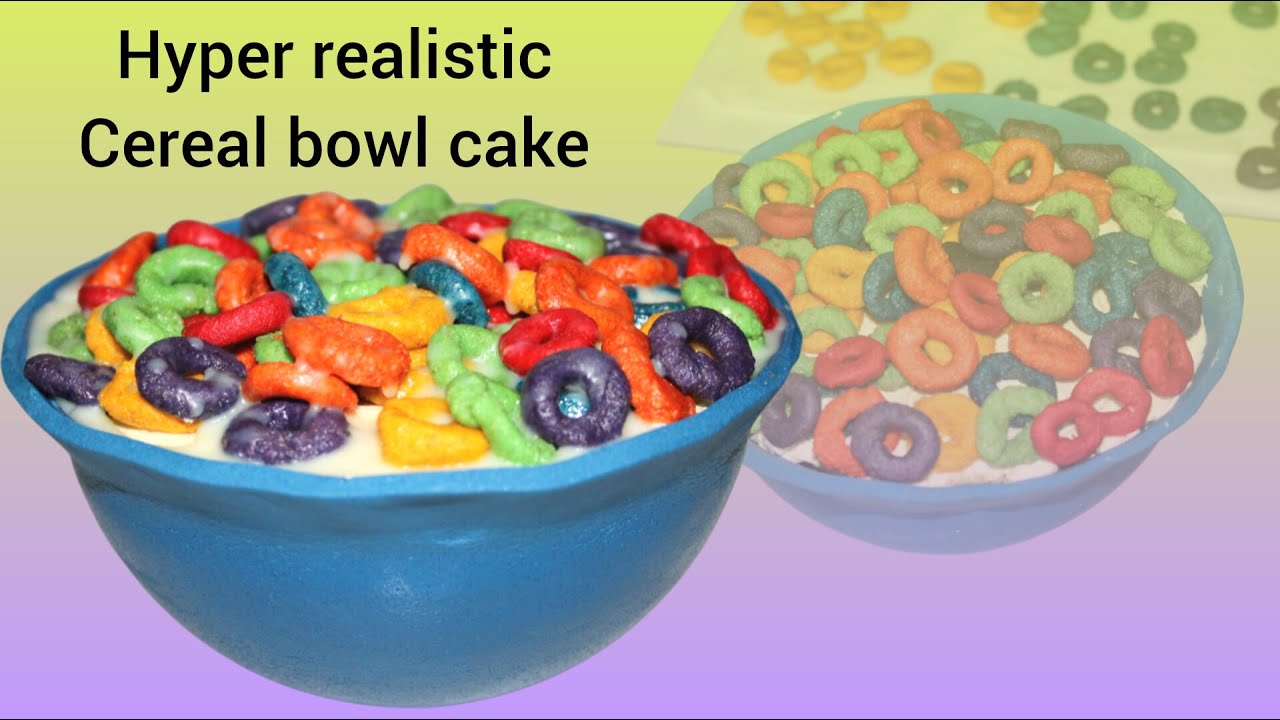 Amazing hyper realistic cake | Easy Cereal bowl hyper realistic cake