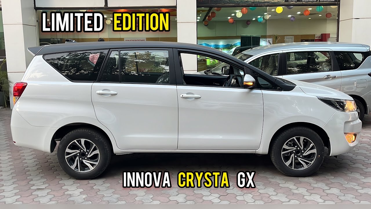 New Toyota Innova Crysta GX Limited Edition 🔥 Rs 20.81L | Black Roof Fortuner Legendar se le aye 👌