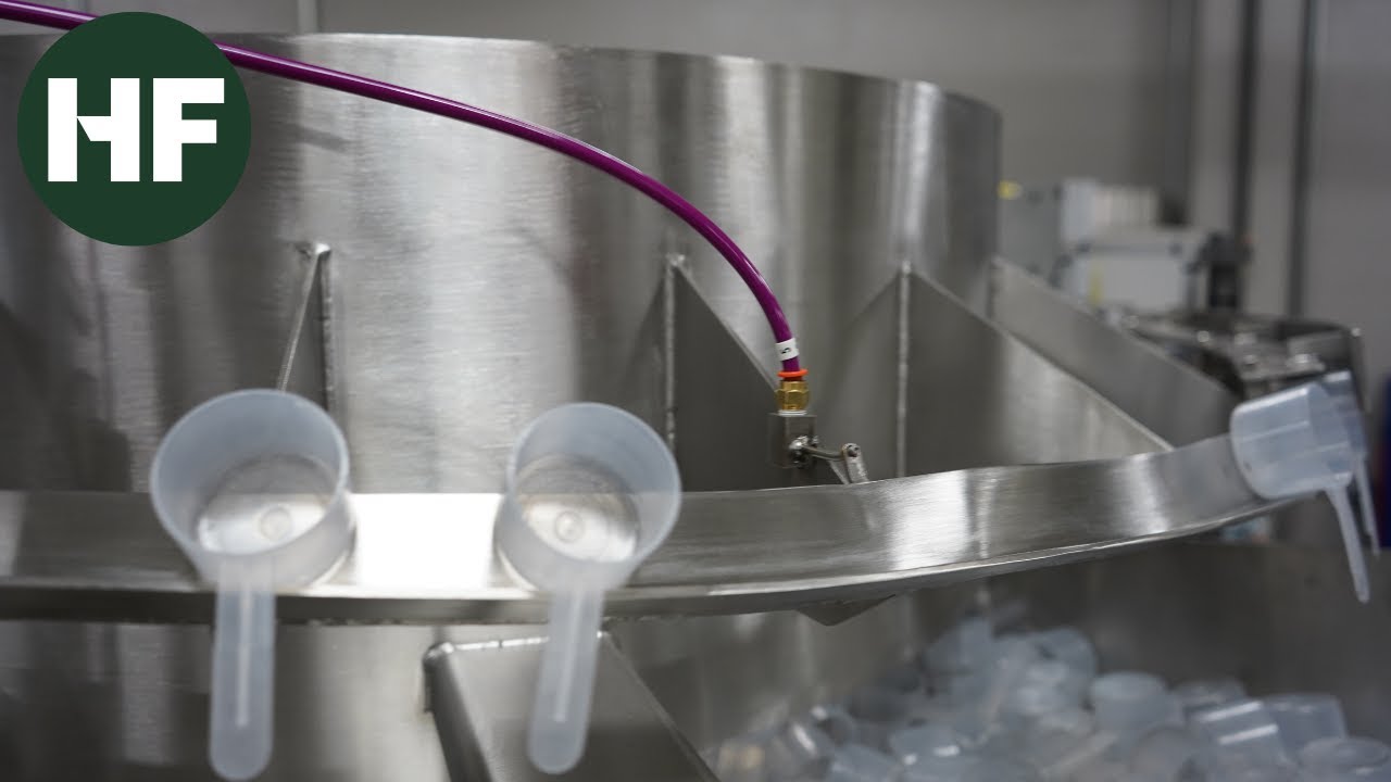 Vibratory Feeder Bowl for Plastic Scoops
