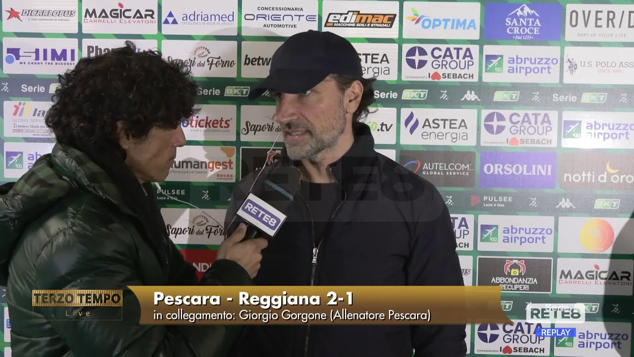 Pescara - Reggiana 2-1 91&deg; Gorgone: 