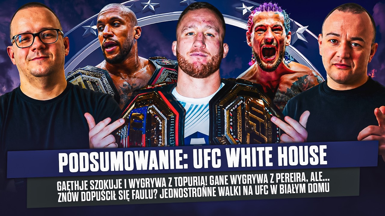 Topuria pokonany, Gaethje mistrzem! Gane wygrywa, ale zn&oacute;w fauluje! Podsumowanie UFC White House