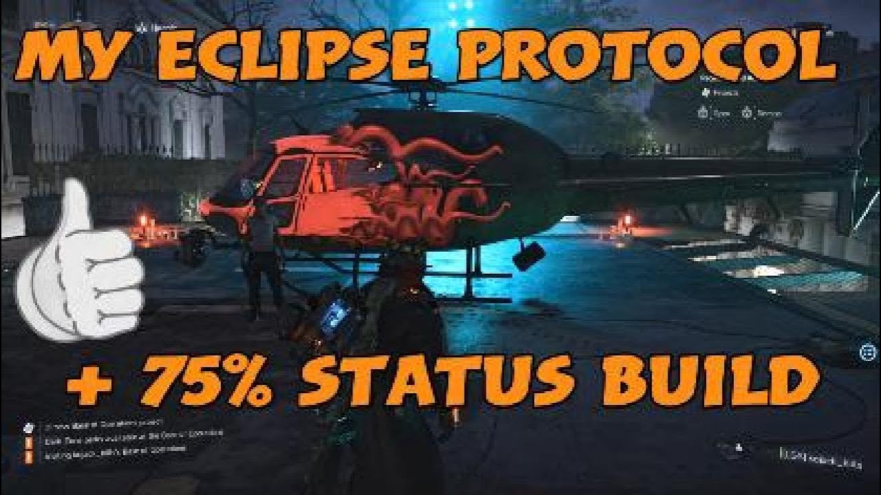 Эффекты статуса протокола Eclipse: Burn/Bleed Build