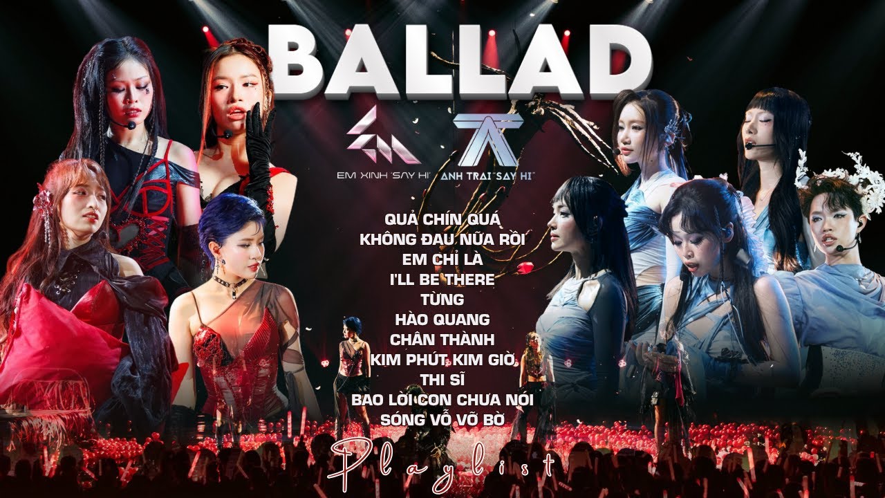 Quả Chín Quá, Không Đau Nữa Rồi, Hào Quang, Chân Thành,... Top bản tình ca 