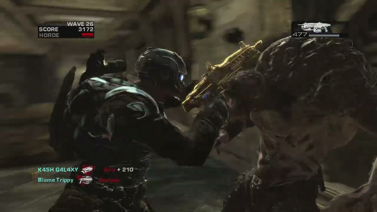 Gears of War 2 Horde - Speedrun on Memorial